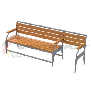 Купить Скамья с местом для коляски в Новомичуринске 