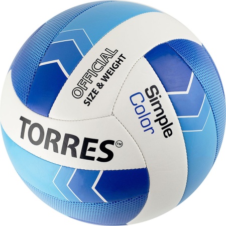 Купить Мяч волейбольный Torres Simple Color любительский р.5 в Новомичуринске 